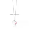 Pendant Necklaces Sterling Sier Original Brand Fashion Jewelry Woman For Necklace Couple Gift Drop Delivery Jewelry Necklaces Pendants Dhmv7