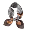 70-70 cm Designer Buchstaben Blumen Seidenschal Stirnband für Frauen Mode lange Griff-Taschen-Schals Paris Schulter-Tote-Gepäckband H1962