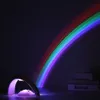 Modelos de fonte de alimentação USB e 3AA Dois modelos Luzes de projetor coloridas LED ROVA RAINBOW STAR NOITE LIGHT LAMPERAÇÃO ATMOSFERA F296I