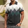 Camisetas masculinas pólo acolchoado Jacquard Business Sweater