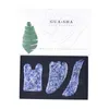 Jade Gua Sha Facial Tools Set Beauty Natural Blue Spot Jasper Guasha Stone for Body Face Neck and Eye Skin Care Gift for Woman