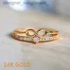 Bands anneaux infinis anneaux pour les femmes anneau de mariage anneau de mariage mode féminin promesses de mariage groupe d'anniversaire de fête d'anniversaire Jewelryl231222