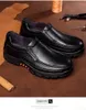 Genuine Leather Shoes Men Loafers Soft Cow Casual Male Footwear Black Brown Slipon 231221