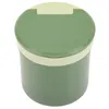 Servis stobaza soppbehållare Cash Candle 450 ml Breakfast Cup Microwavable Mugg Container Lock Scoop Läcksäker att gå koppar