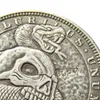 HB89 HOBO MORGAN DOLLAR SKULL SKULL SKELETONコピーコインブラスクラフト装飾品ホームデコレーションACCSSORIES6231604