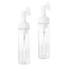 Storage Bottles 2pcs Transparent Plastic Foaming Portable Sub Brush