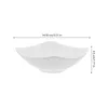 Bowls 2 Pcs Pallets Utility Tray Cold Dishes Large Serving Ceramic Bowl White Snack