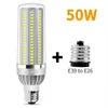 hele high power led maïslicht 25W 35W 50W kaarsen bol 110V e26 e27 LED -lamp aluminium ventilatorkoeling geen flikkeringslicht247N