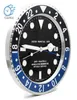 スーパーサイレントウォールクロックモダンデザイン壁に大きな安い壁の時計時計時計ステンレス鋼カレンダー光時計ギフトx4929177