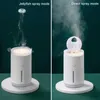 Humidifiers Jellyfish Smoke Rings Air Humidifier USB Portable Aromatherapy Essential Oil Diffuser with Warm Lamp Aroma Diffuser