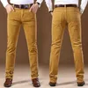 Erkekler Kot Sonbahar Kış Men Kalın Sıcak Usur Pantolon Poştuk Pantolon Erkek Gündelik İş Stili Uzun Kotlar Erkekler J231222
