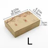 Present Wrap 20st Kraft Paper Box Packaging Birthday Wedding Bonbonniere Party Favors For Guests Candy Cookies Boxar Väskor kartong