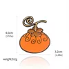 Brooches Anime Enamel Brooch Devil Fruit Cosplay Decoration Props Unisex Costume Backpack Jewelry Gift A