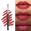 Stereo Matte 17 Colors Lip Liner, Eyeliner, Automatic Lipstick Lip Pencil zonder Smudge Eyeshadow Eyeliner Lip Pencil Groothandel