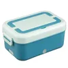 Portable 1l Wireless Wireless Rechargeable Electric Lunch Box Food Box réchauffeur de réchauffeur - chauffage gratuit 231221