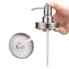 Liquid Soap Dispenser 3 Pcs Mason Jar Lid Pump Head Pumps Pressing Type Bottle Replacement Stainless Steel Lotion