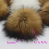 Berets 5pcs/ Lot 15cm DIY Big White Pom Poms Fur Pompon Raccoon Balls For Hats Beanies And Scarf Real Natural Ponpom