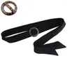 Belts Coat Belt With Round Buckle Women Overcoat Waist For Trench Men Replacement