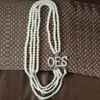 Topvekso African Pearl Order of the Eastern Star Multiryer Statement Jewelry Oes Pearl Collier H220426225W