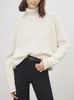 Women's Sweaters Turtleneck Sweater Women Cashmere Thickened Version Elegant 2023 Autumn Long Sleeve Female Solid Color Pullover