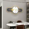 Wandklokken Fancy Noordse klok moderne slaapkamer goud grote woonkamer ontwerper digitale orologio da parete moderno home decor