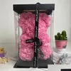 Decorative Flowers Wreaths 25Cm Soap Foam Bear Of Roses Teddi Rose Flower Artificial Year Gifts For Women Valentines Gift Christma Dho8Y