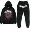 Hommes sweat à capuche Spider Designer Tracksuit Pink Mens Vêtements SP Pieces en gros DICOUNT N