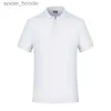 Men's Polos Short Sle Men T Shirt Blank White Black Collar Shirts Casual Tshirt Summer Clothes For Men Camisetas s Pour Hommes L231222