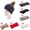 Crochet en tricot Bande de tête Femmes d'hiver Sports Hairband Turban Yoga Band Ear Muffs Cap Tricot Bandeaux Party Faven Gift DB193