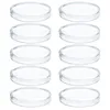 10pcs 60mm Petri Patroms com tampa Placas de tecido de célula transparente