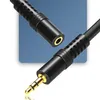 Câble d'extension pour écouteurs, Audio, téléphone, ordinateur, connexion Audio, câble Audio en cuivre pur, paire mâle de 3.5m, Bus