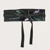 Cintos requintados cientias hanfu para feminino enrolar o canteiro largo de gravata larga