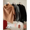 High Edition LP Sticked Cashmere Women's Scarf Premium Autumn and Winter New Pullover Shawl Warm Outwear