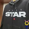 One Day Ship Hellstar Hoodies High Quality Washed Star Letter Printed Drawstring Hooded Sweatshirts for Men Women 231221