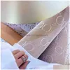 21SS Fashion Designer Socken Klassische Buchstaben Mesh Seiden Frauen sexy Unterwäsche Ball Leggings Strumpfhosen Drop Lieferung Dhxnf