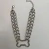 Pendant Necklaces Fashion Bone Chain Necklace Punk Neck Jewelry Hollow Alloy Material Suitable For Various Occasions
