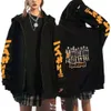 Heißer Verkauf Haikyuu Reißverschluss Hoodies Karasuno High School Grafik gedrucktes Sweatshirt Unisex Fleece Jackets Haruku Langarmat