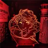 Haikyuu iwa-chan oikawa a mené 3d illusion lights anime lamp 7 smaring lAMPARA pour Noël gift274s