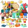 PUXIDA KITCHE CRÉATIVE CARET CAKE PLAY Pâte Machine Toys Toys Pasticon Tool Prétendent le jeu de jouets Couleur de boue Moule de boue Clay Gift For Kids 231221