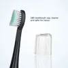 Mornwell 4pcs Black Borrperhied Substitui de dentes cabeças com tampas para D01B Electric 231222