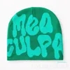 Шляпы мужчины специальная MEA для дизайнерского капота Fun Day Kpop Wool Gorro Skullies Hoods Accessories современный стиль хип -хоп