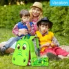 Bags 2PCS Dinosaur Backpack for Boys 12" Toddler Preschool Kids Bookbag Cute Animal Kindergarten Schoolbag