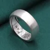 Wedding Rings Sterling silver ring 999 silver plain ring retro wide face blessing adjustable jewelry men and women ring 231222