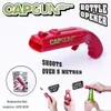 Creative Can Apenner Spring Cat Catapulter Lanceur Gun Shape Bar Tool Brink Brink Shooter Better Bottle Kitchen Gadget Set 231221