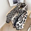 Große gedruckte Bufanda Frauen Kaschmirschal Winter Wram Leopard Hijab Dicke Pashmina Schals Lady Wraps Decke Quaste Echarpe225b