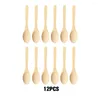 Set di stoviglie Strumenti da cucina da cucina da 12 pacchi Strumenti di cottura ad alta temperatura resistenti a zuppa di legno in legno durevole in legno giallo