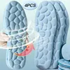 4D Foot Acupressure Insole Soft Breathable Sports Cushion Inserts Sweatabsorbing Deodorant Shoe Pads for Men Women 231221