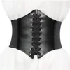 Belts Corset Wide Pu Leather Belt Cummerbunds Strap For Women Elastic Tight High Waist Slimming Body Shaping Girdle 65-75cm185i