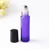2019 NEW !!! Wholesale Cheap Cool Colorful 10ML Roller On Glass Bottles Aromatherapy Perfume Bottle Metal Roller Ball Free Shipping DHL Lhpb