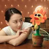 Musical Singing Dancing Toys 120 låtar som upprepar Talking Record Sing Sunflower Soft Plush Funny Creative Saxophone Kids Toy 231221